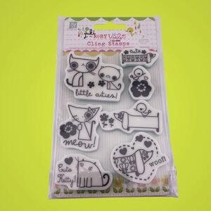 Prima Marketing Yoki for Ruby Violet stamp set - 941154